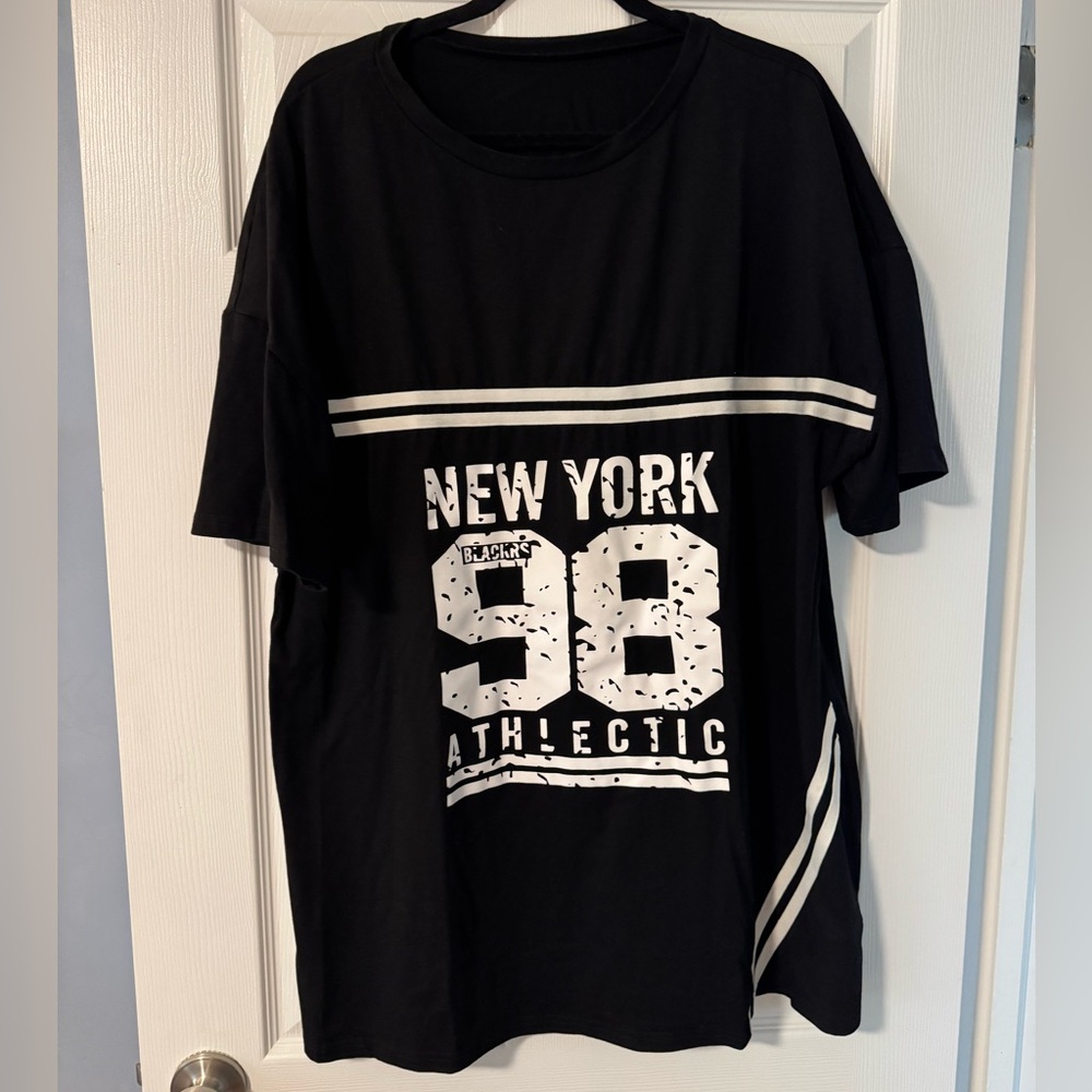 Black Athletic Graphic T-Shirt
